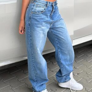 Low Waist Sexy Straight Loose Denim Trousers
