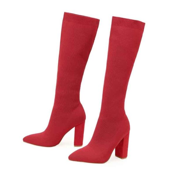 Thick High-heeled Thigh Boot Women - Image 4