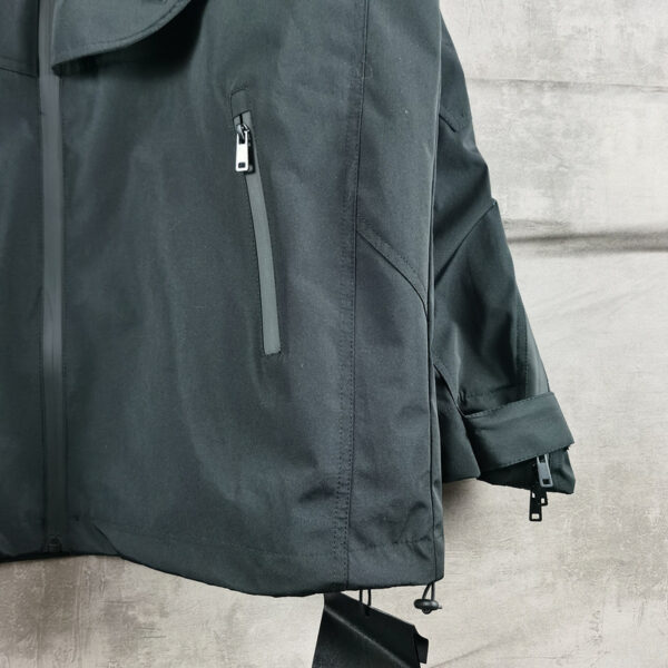 Multi-Zipper Pocket Technical Wind Jacket - Image 7