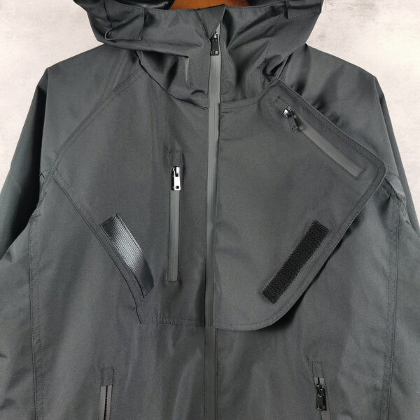 Multi-Zipper Pocket Technical Wind Jacket - Image 5