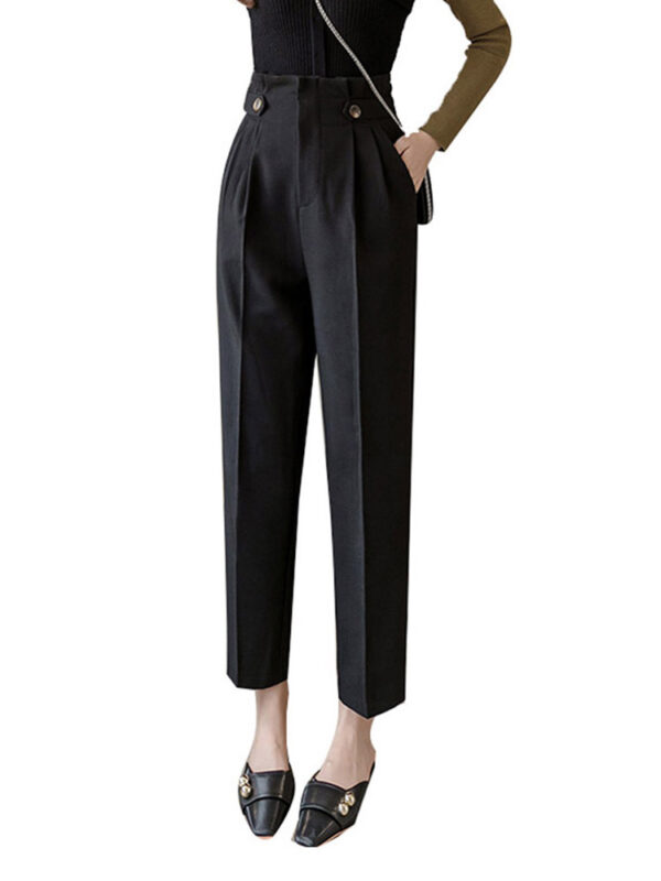 Nine-point bud high waist suit pants - Image 3