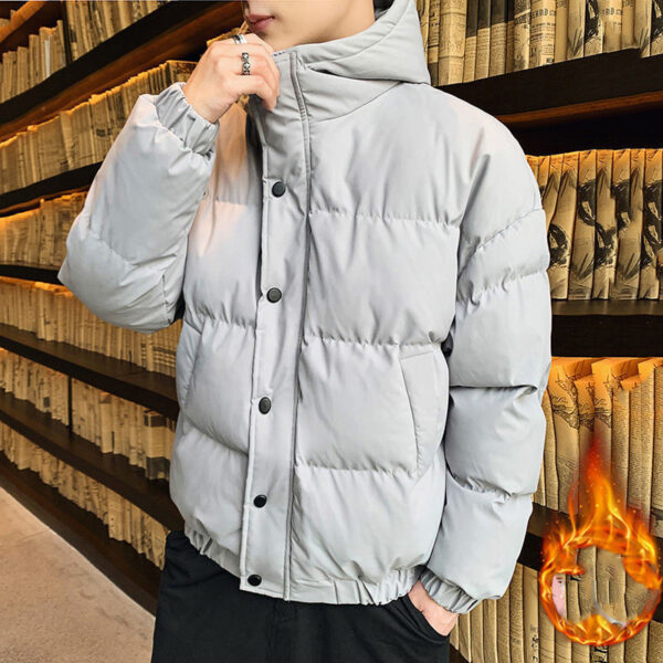 Men's Jacket Men's Winter Padded Coat - Image 4
