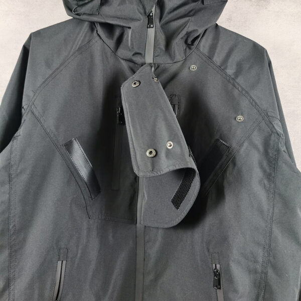 Multi-Zipper Pocket Technical Wind Jacket - Image 9