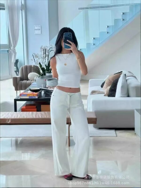Low Waist Wide Leg Women's Jeans Fashion Loose - Image 4