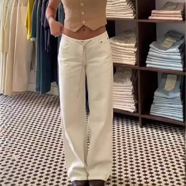 Low Waist Wide Leg Women's Jeans Fashion Loose - Image 6