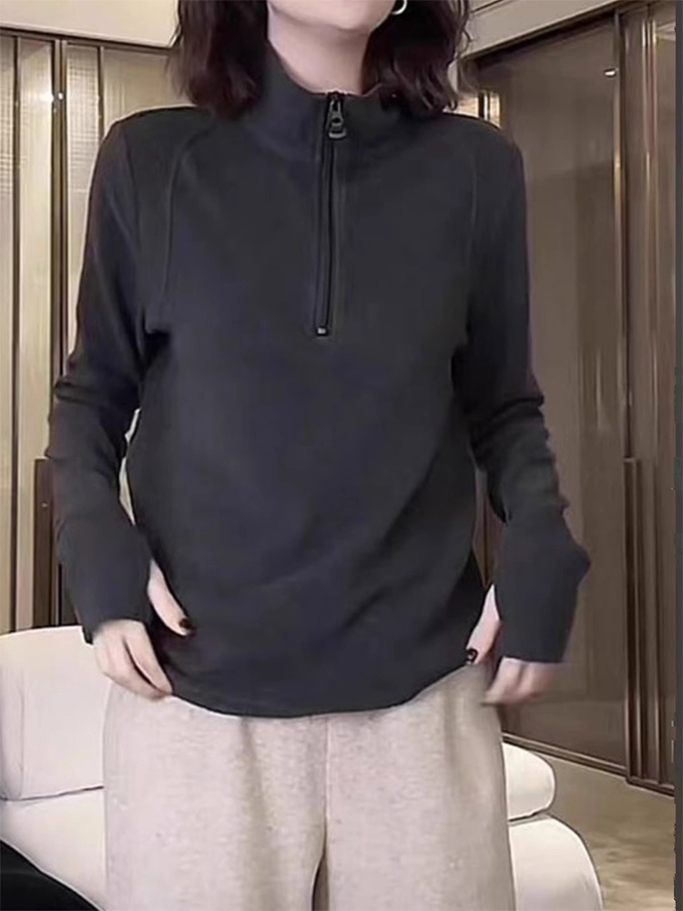 Half Zip Top Women's Fleece Base - Image 2