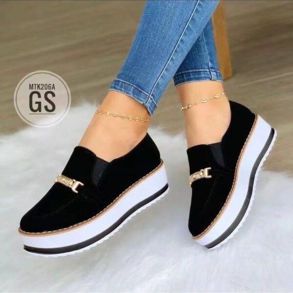 Slip On Flat Sneakers For Women Platform Shoes - Image 7
