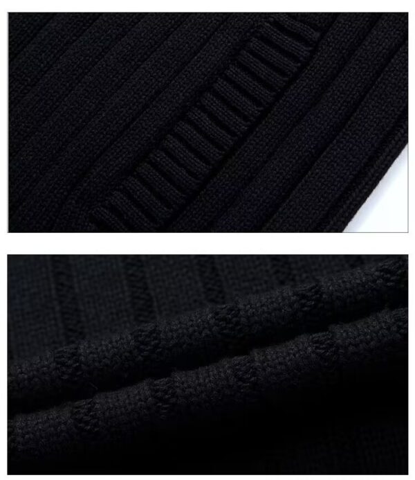 Zipper Outerwear Sweater Coat For Men Fleece-lined Thickened Winter - Image 7