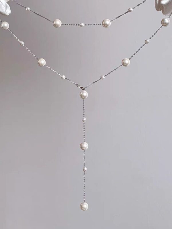 Multi-wear Pearl Necklace Women's Simple Fashion Necklace - Image 3