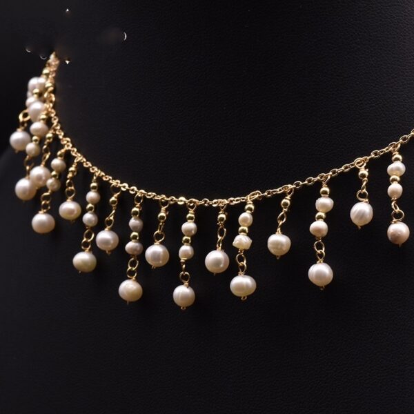 Women's Fashion Natural Freshwater Pearl Tassel Necklace - Image 4