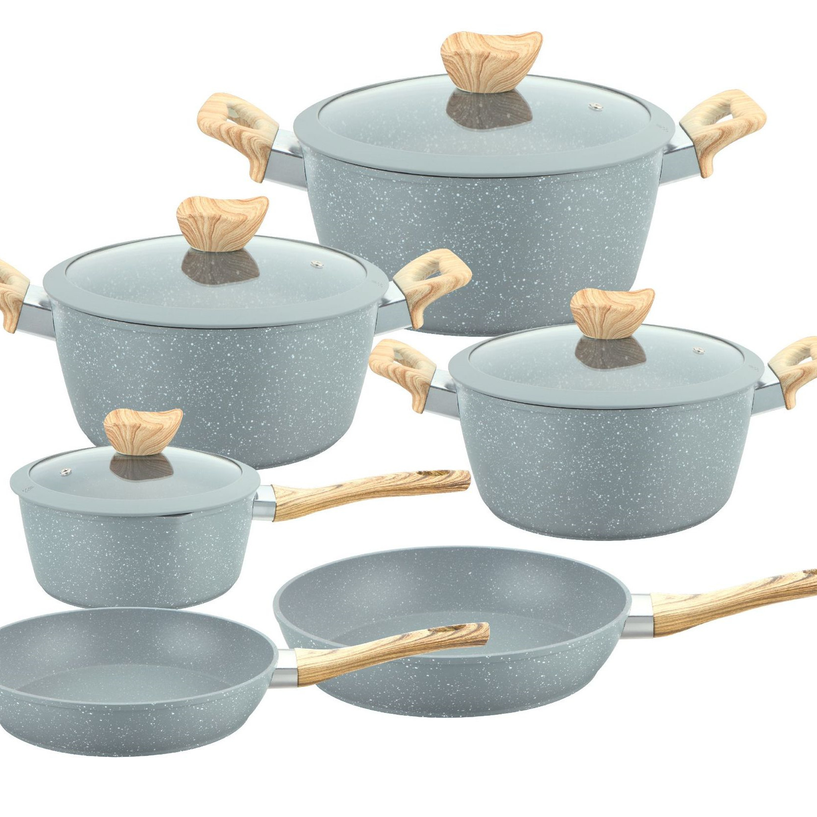 New Household Marble Pot Set - Image 3