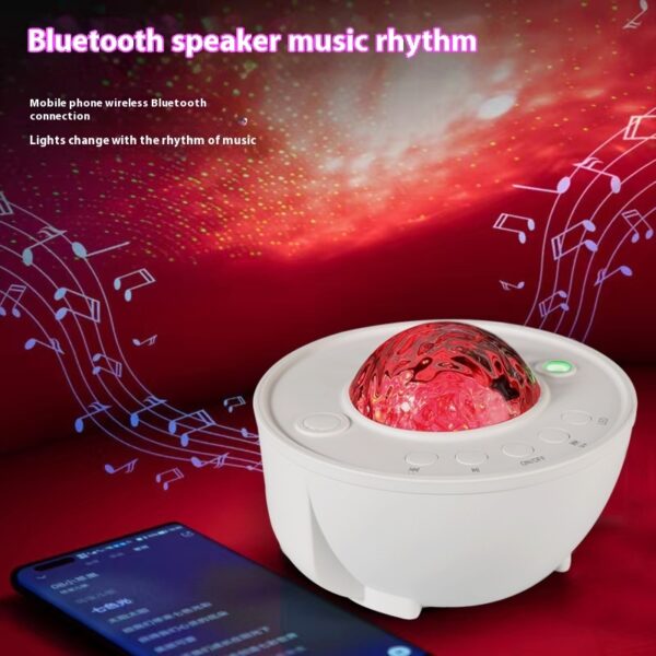 Bluetooth Starry Sky Christmas Decoration Rotating Starry Sky Ambience Light - Image 2