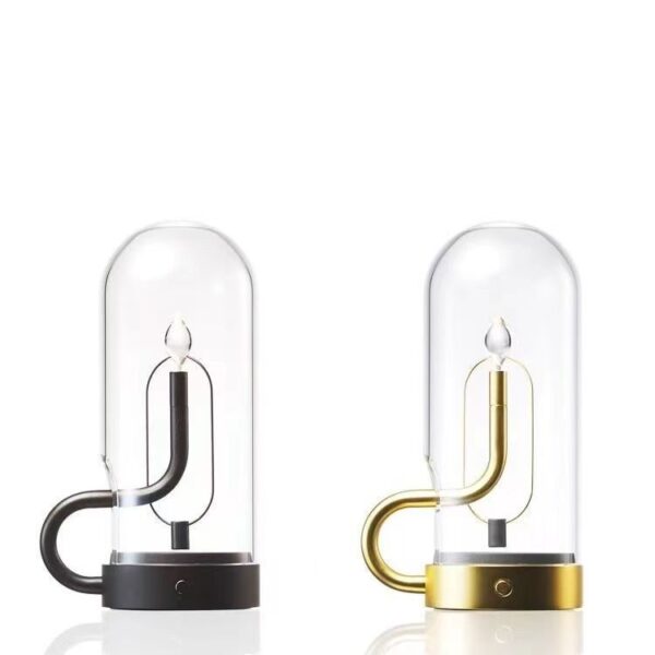 Creative Charging Imitation Candle Swing Ambience Light Table Lamp - Image 4