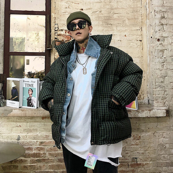 Korean winter padded jacket boys trendy padded jacket - Image 2