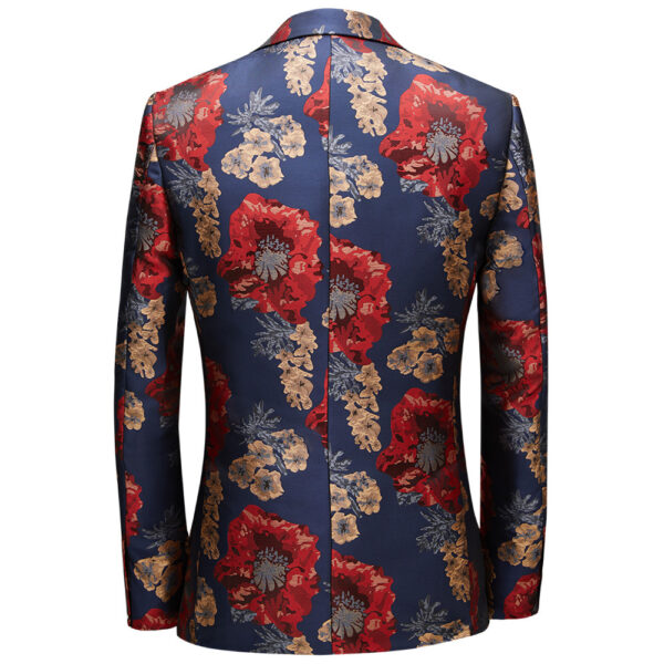 Men's Business Casual Business Host Wedding Suits - Image 3