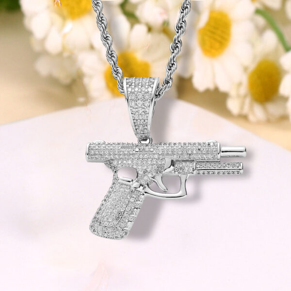New Necklaces Hip-hop Necklaces Creative Diamond Inlay - Image 4