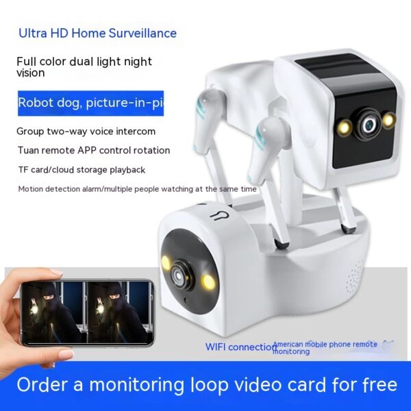 WiFi Surveillance Camera Picture-in-picture Monitor Home - Image 3