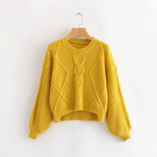 Short front and long sweater - Image 7