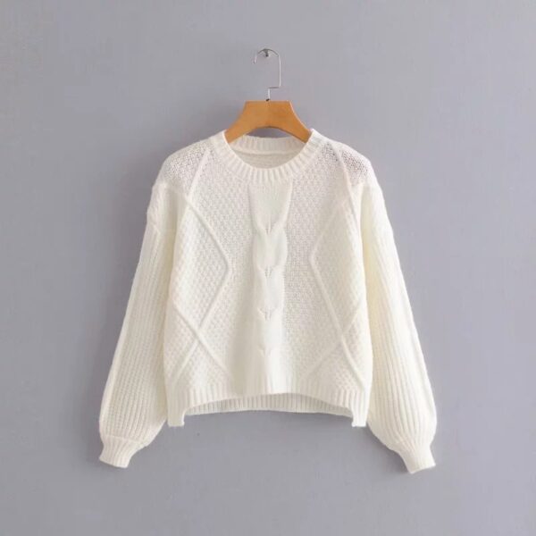 Short front and long sweater - Image 2