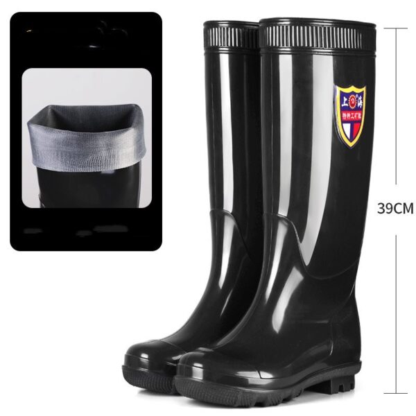 Men's Thick Labor Protection Rain Boots - Image 5