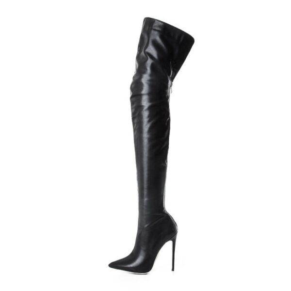 Personality Below The Knee Plus Size Women's Boots - Image 5