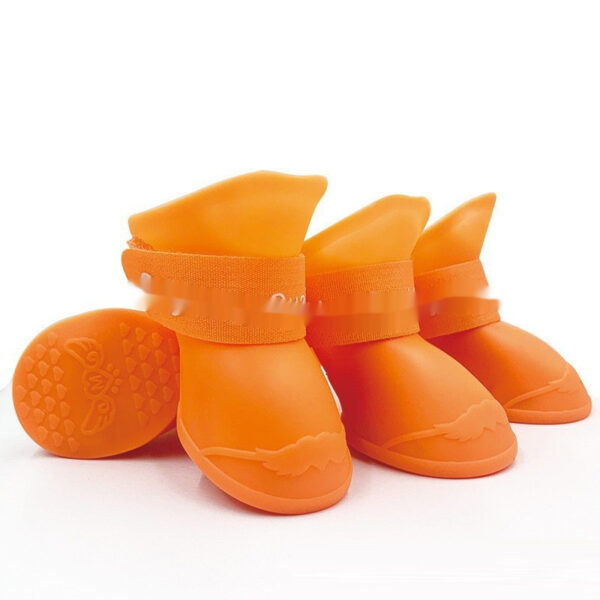 Creative Anti Slip Soft Soled Pet Rain Shoes - Image 4