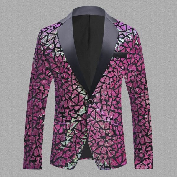 Velvet Men's Sequined Performance Dress - Image 2