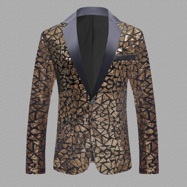 Velvet Men's Sequined Performance Dress - Image 5