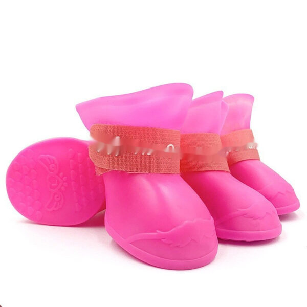 Creative Anti Slip Soft Soled Pet Rain Shoes - Image 2