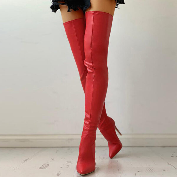 Personality Below The Knee Plus Size Women's Boots - Image 2
