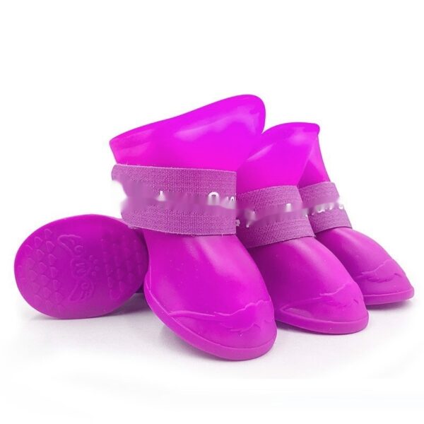 Creative Anti Slip Soft Soled Pet Rain Shoes - Image 7