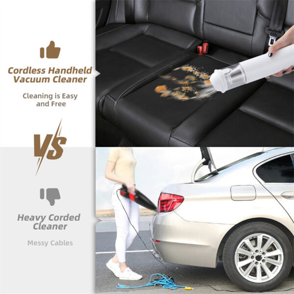 Shell Multifunctional Car Vacuum Cleaner 10kPa Outdoor Suction Blowing And Charging Integrated Car Vacuum Cleaner - Image 3
