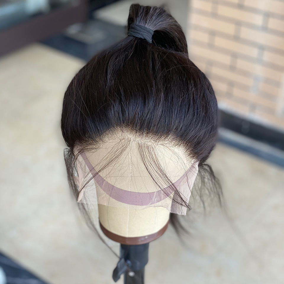 360 Lace Frontal Human Hair Wigs Full Head Wig Real Hair Front Lace - Image 5